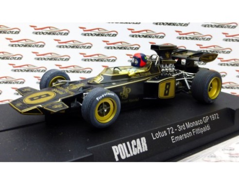 Lotus 72 Nº8 3rd  Monaco GP 1972 Emerson Fitipaldi MB REF.CAR02c POLICAR