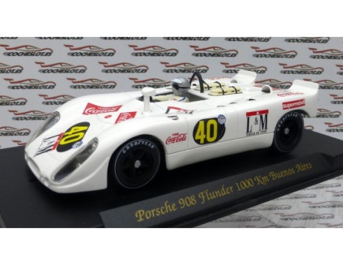 PORSCHE 908 FLUNDER “Buenos Aires70” BLANCO COCACOLA REF.C46 FLY