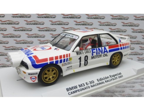 BMW M3 E30 ED.ESPECIAL CAMPEONATO NACIONAL RALLY SLOT 2007 REF.99077 FLY