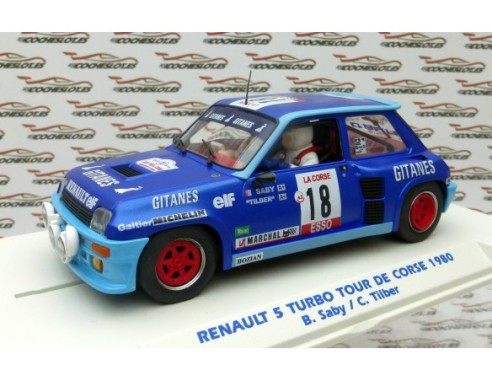 RENAULT 5 TURBO TOUR DE CORSE 1980 GITANES PEANA BLANCA REF.E2042 FLY