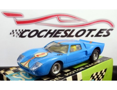 FORD GT 40 AZUL CON CAJA	1968	REF.	C35	EXIN