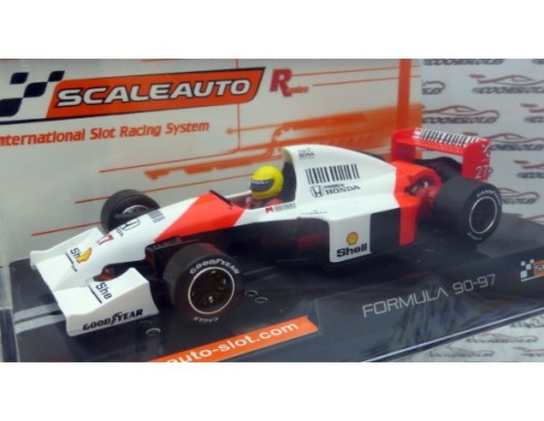 FORMULA 90-97 1990 Nº27 WHITE/RED MP4 5b REF.SC6264 SCALEAUTO