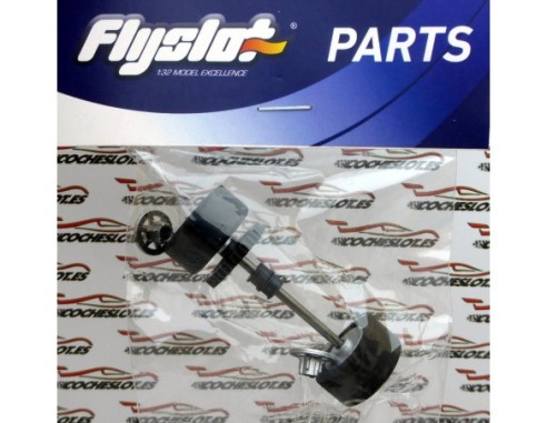 EJE TRASERO GOTTI-MINILITE R.5 TURBO REAR AXLE CROMADO REF.03703 FLY