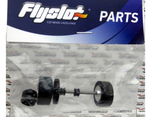 EJE TRASERO GOTTI-MINILITE R.5 TURBO REAR AXLE NEGRO REF.03703 FLY