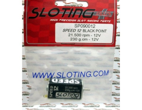 MOTOR SPEED 12.BLACK POINT REF.SP090012 SLOTING PLUS