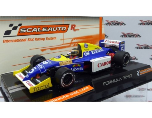 FORMULA 90-97 Nº5 AZUL,BLANCO Y AMARILLO FW13b REF.SC6268 SCALEAUTO