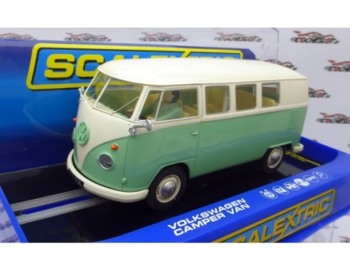 VOLKSWAGEN CAMPER VAN GREEN/BEIGE REF.C3760 SUPERSLOT