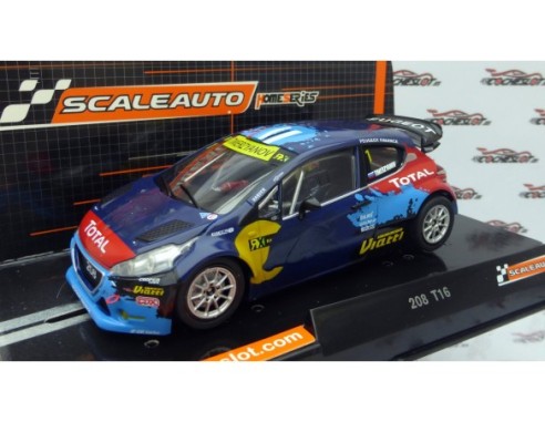 PEUGEOT 208 W RX BARCELONA 2014 Nº1 REF.SC-6159 HOME SCALEAUTO