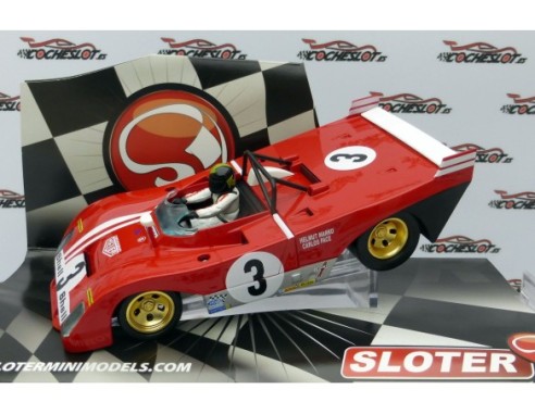 FERRARI 312 PB CARLOS PACE REF.9528 SLOTER