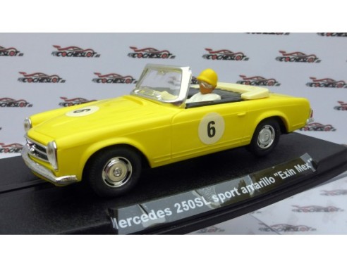 MERCEDES BENZ 250 SL SPORT AMARILLO Nº6 REPLICA REPROTEC