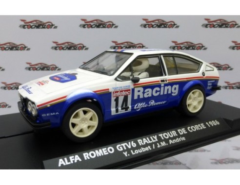 ALFA ROMEO GTV6 RALLY TOUR DE CORSE 1986 REF.G003 GOM - FLY