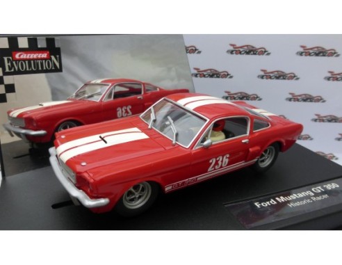 EVOLUTION FORD MUSTANG GT 350 HISTORIC RACER RED REF.25713 CARRERA