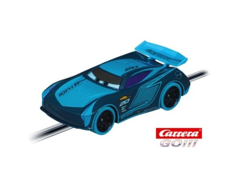 DISNEY PIXAR CARS JACKSON STORM GLOW RACER REF.64221 CARRERA GO