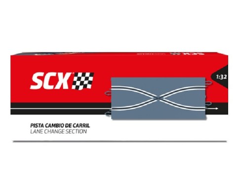 PISTA CAMBIO DE CARRIL  ANALOGICA GRIS REF.U10475X200 SCX