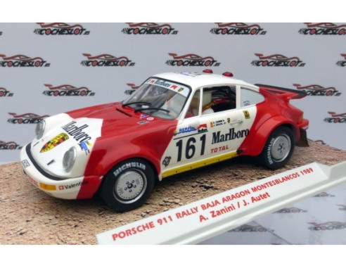 PORSCHE 911 MARLBORO BAJA ARAGON 1989 ZANINI LIMPIO REF.E2077 FLY