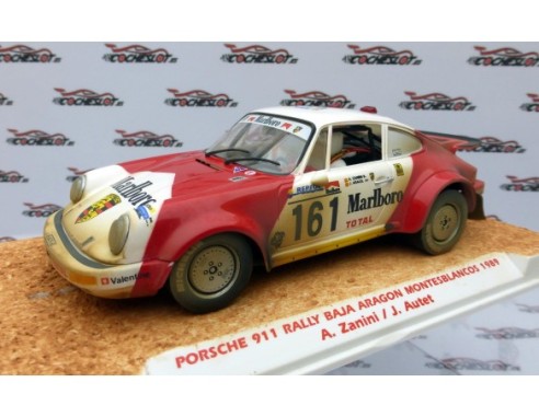 PORSCHE 911 MARLBORO BAJA ARAGON 1989 ZANINI SUCIO REF.E2077AR FLY