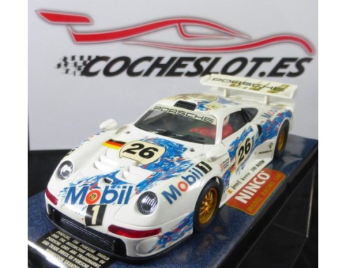 PORSCHE 911 GT1	MOBIL 	Nº 26 BLANCO 	1997 REF.	50149-1	NINCO