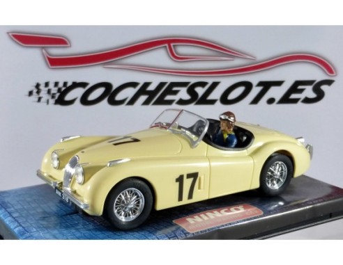 JAGUAR XK 120	BEIGE Nº17	MARFIL	REF.	50159	NINCO