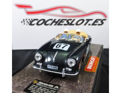 PORSCHE 356 	MILE-MIGLEA	NEGRO	REF.	50155	NINCO