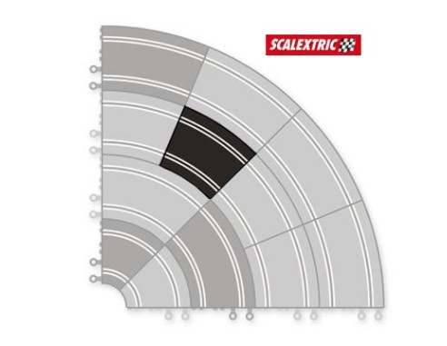 PISTA CURVA EXTERIOR USADA SCALEXTRIC