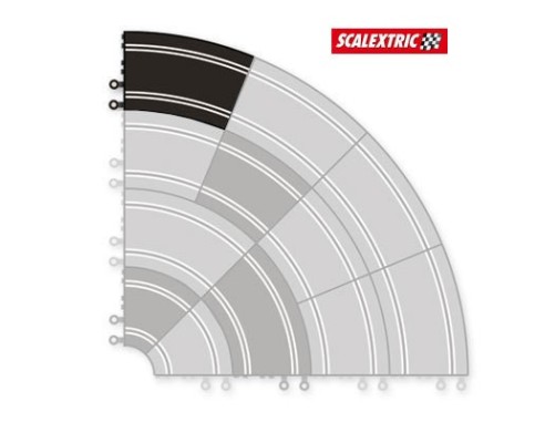 PISTA CURVA SUPEREXTERIOR USADA SCALEXTRIC