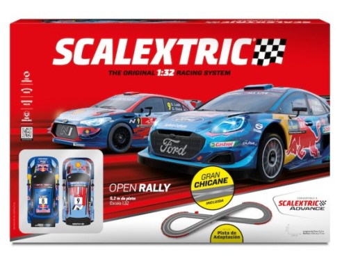 CIRCUITO DE SCALEXTRIC ANALOGICO OPEN RALLY SET REF.U10543S500 SCX