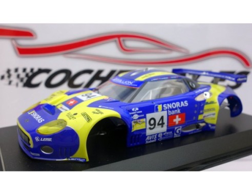 CARROCERIA SPYKER C8 LAVIOLETTE GT2R AZUL SCALEAUTO