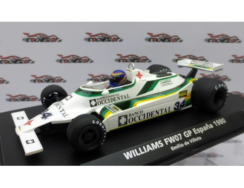 WILLIAMS FW07 GP ESPAÑA 1980 EMILIO DE VILLOTA REF.F01102 FLYSLOT