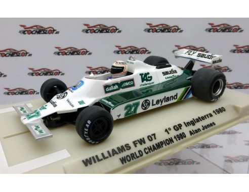 WILLIAMS FW07B GP UK 1980 WORLD CHAMPION ALAN JONES REF.F055107 FLYSLOT