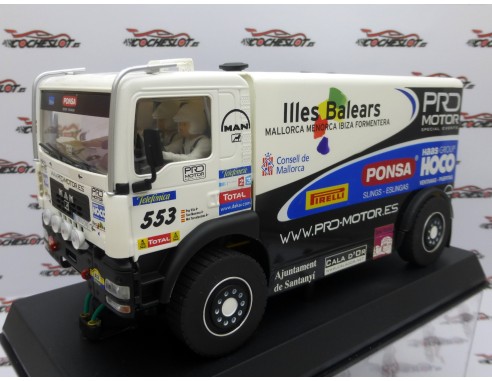 MAN TRUCK DAKAR 2005 PROMOTOR REF.50403 AVANT SLOT