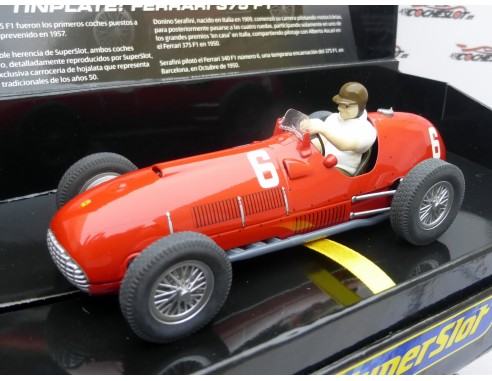 FERRARI 375 F1 TINPLATE CAR REF.H2928A SUPERSLOT