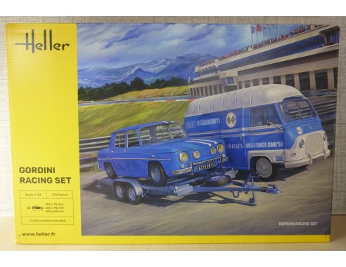 MAQUETA GORDINI RACING SET 1/24 374 PIEZAS REF.50328 HELLER