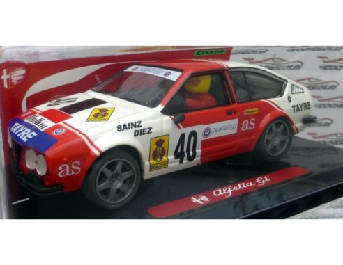 ALFA ROMEO ALFETA GTV6 2.5 JARAMA 1985 CARLOS SAINZ-JESUS DIEZ REF.1008 GOM