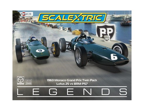 PRE RESERVA 1963 Monte Carlo Grand Prix -LOTUS 25 BRM P57 Twin Car Pack REF. H4580A SUPERSLOT