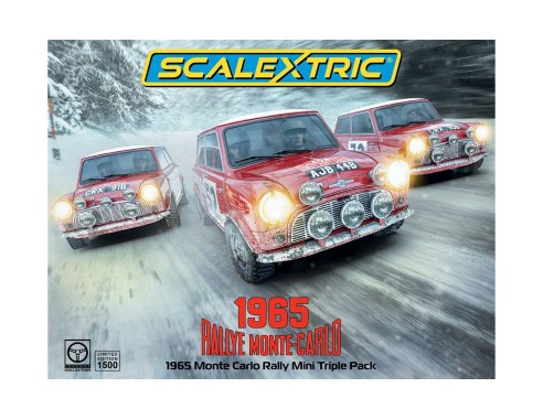 PRE RESERVA 1965 Monte Carlo Rally Mini - Triple Car Pack SUPERSLOT