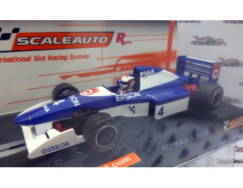 FORMULA 90-97 1990 Nº4 BLUE-WHITE TFO19 REF.SC6267 SCALEAUTO