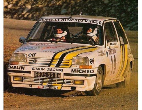 PRE RESERVA Renault 5 GT Turbo Rally Montecarlo 1989 - A. Oreille / G. Thimonier REF.A2059 FLY