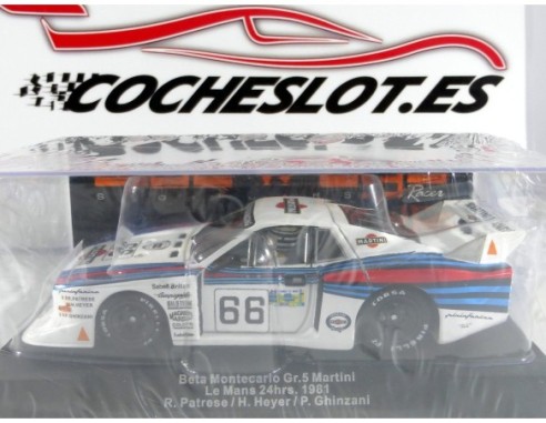 Lancia Beta Montecarlo Gr.5 Martini Le Mans 24hrs 1981 REF. SW54 SIDEWAYS