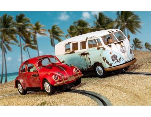 VOLKSWAGEN BEETLE + T1B CAMPERVAN RUSTY RIDES REF. 3966A SUPERSLOT