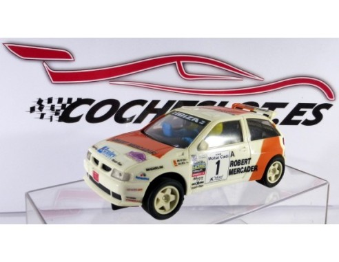 Seat Ibiza kit Car “Robert Mercader”Blanco	CHASIS 2 TORNILLOS 1996 REF.	8390 TYCO